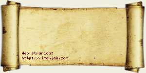 Nadja Abramović vizit kartica